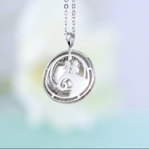 Diamond Nightmare Before Christmas Scene Necklace - Picture 9 of 12